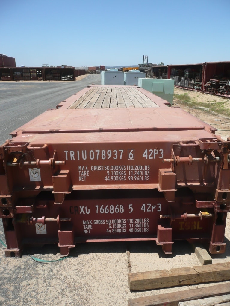 40ft flat racks J&P Group